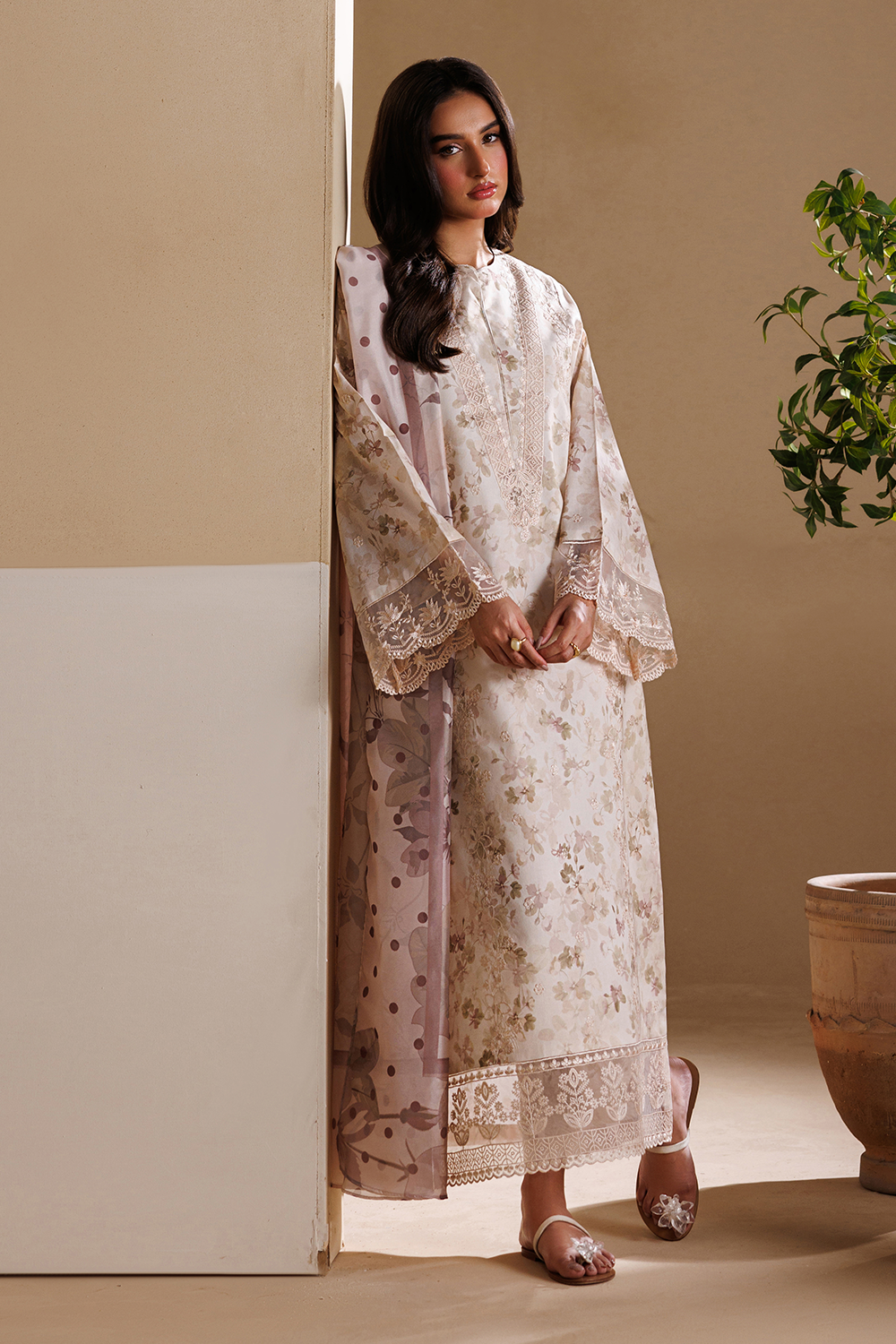 Printed Embroidered Lawn Pret