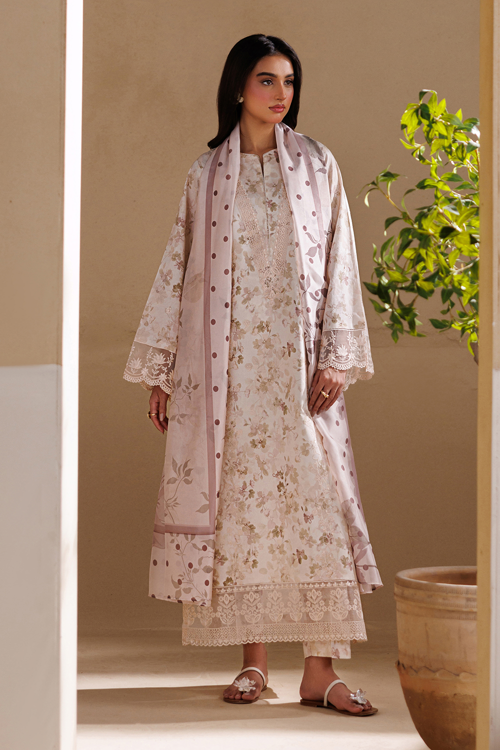 Printed Embroidered Lawn Pret