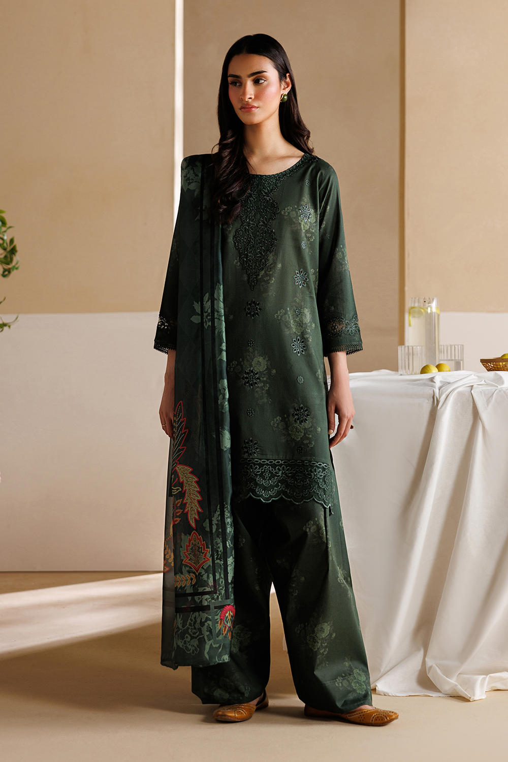Printed Embroidered Lawn Pret