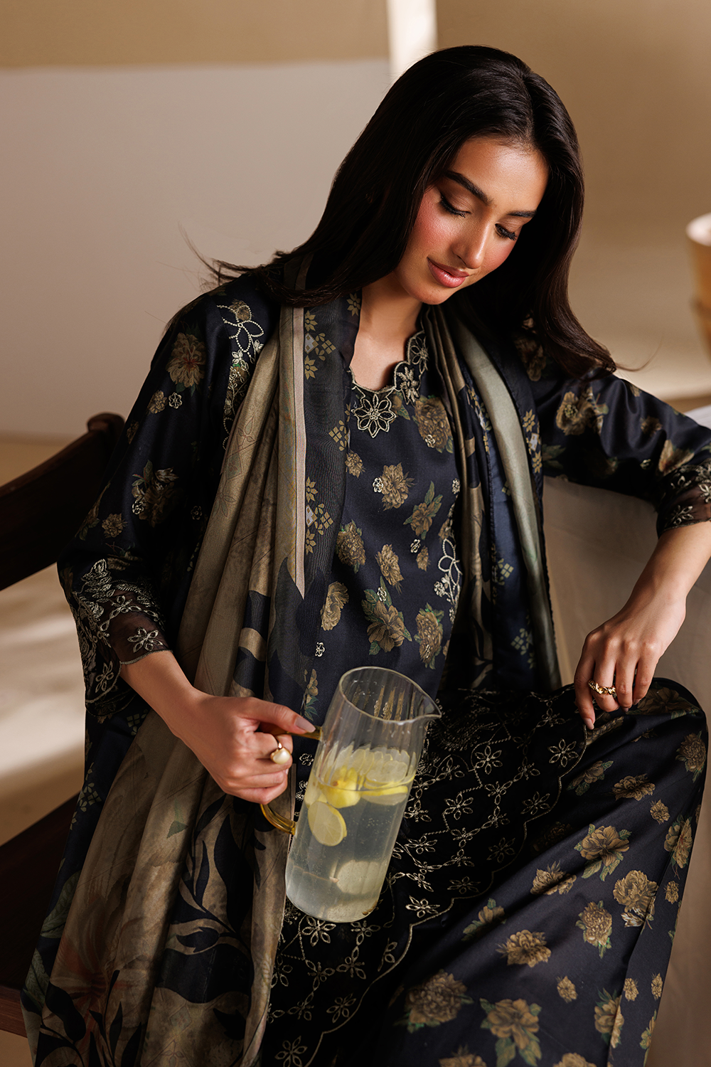 Printed Embroidered Lawn Pret