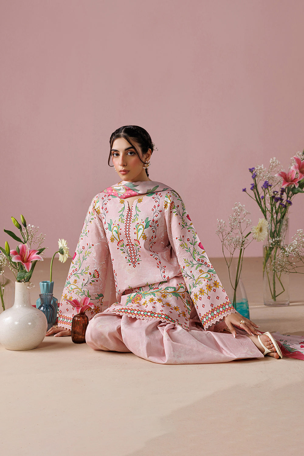 Printed Lawn  Stitched 3 pc