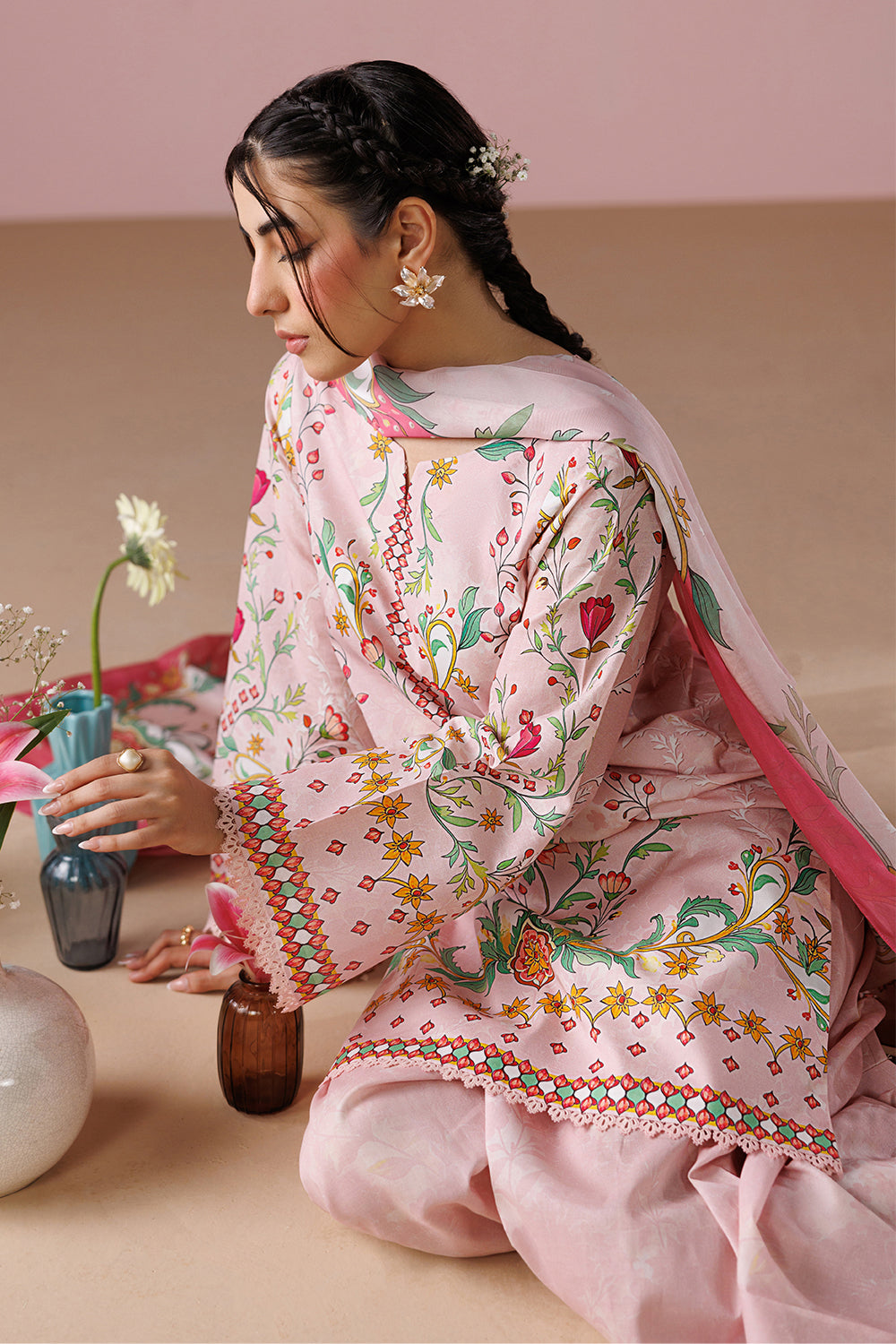 Printed Lawn  Stitched 3 pc