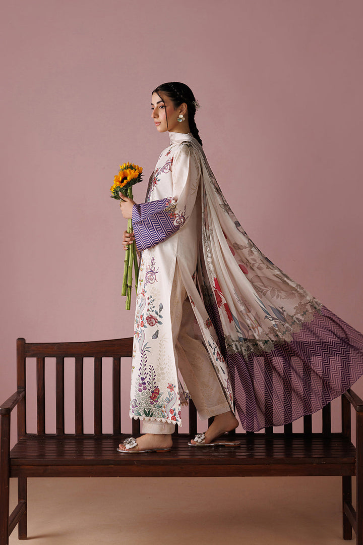 Printed Lawn  Stitched 3 pc