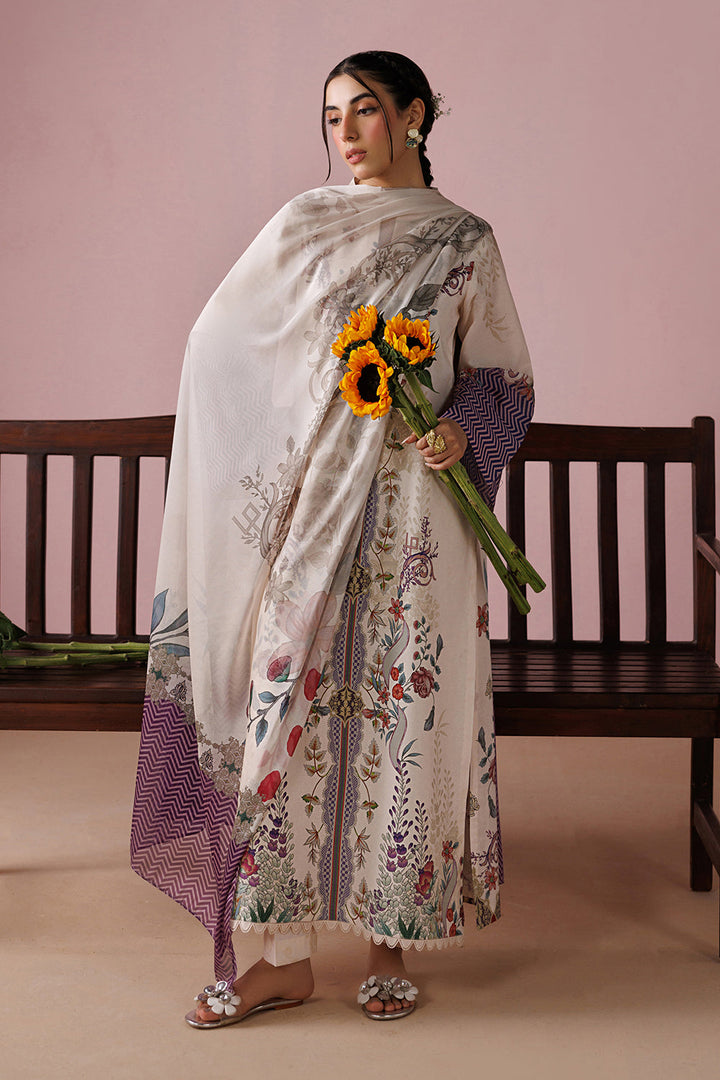 Printed Lawn  Stitched 3 pc