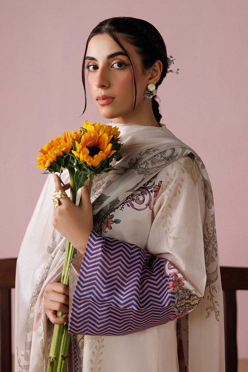 Printed Lawn  Stitched 3 pc