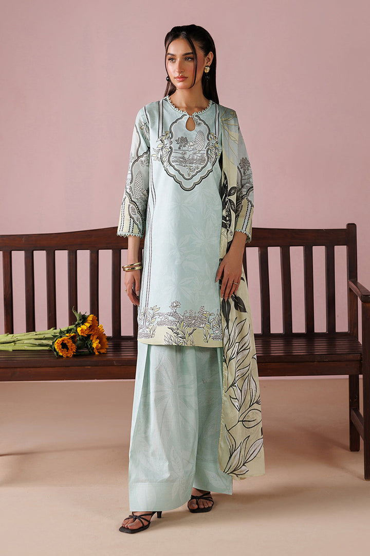 Printed Lawn  Stitched 3 pc