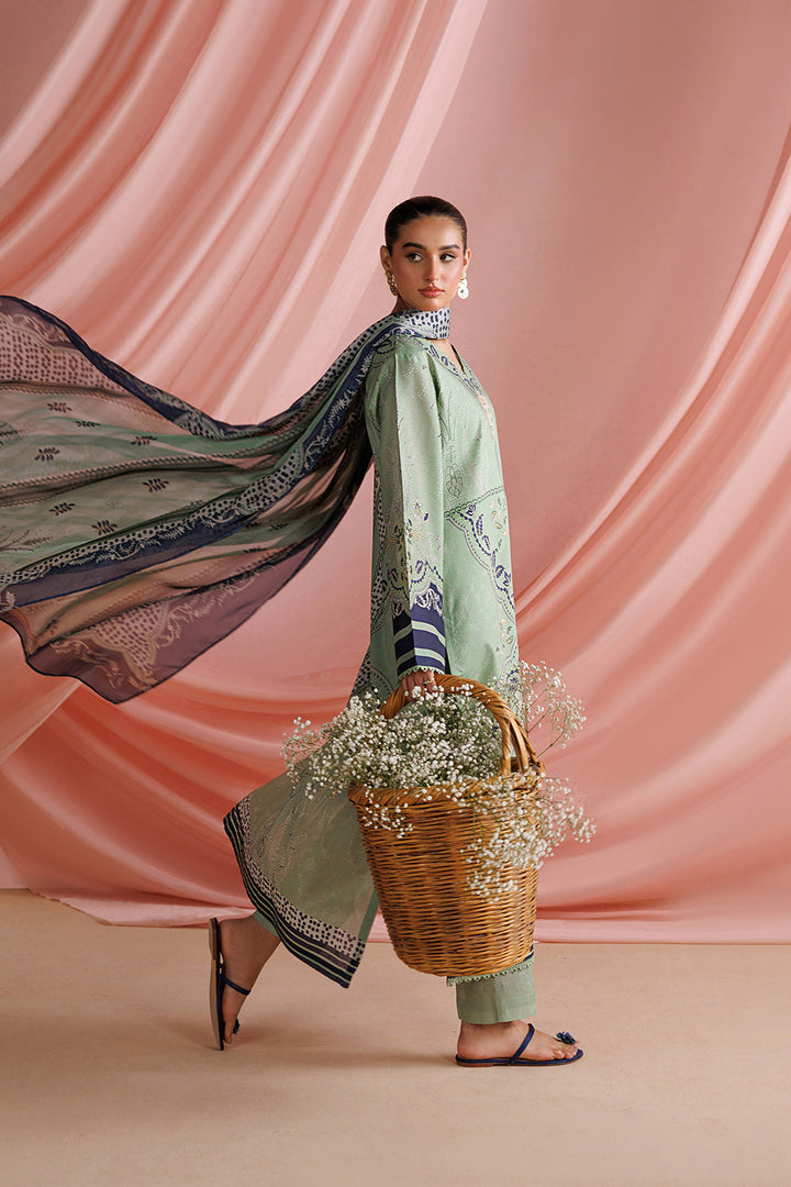 Printed Lawn  Stitched 3 pc