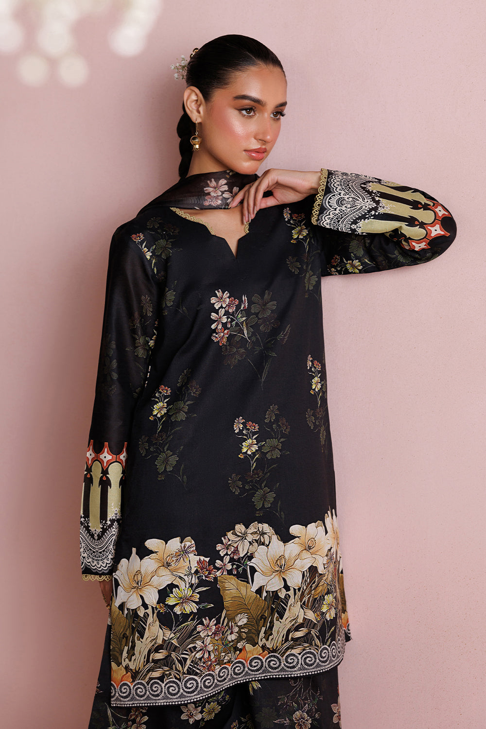 Printed Lawn  Stitched 3 pc