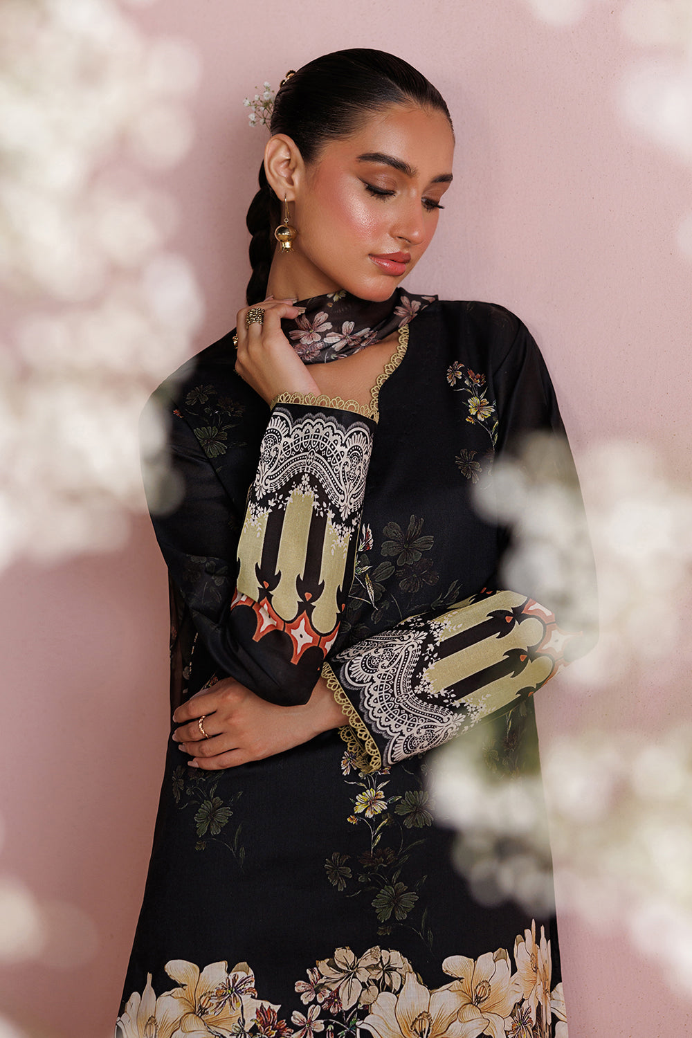 Printed Lawn  Stitched 3 pc