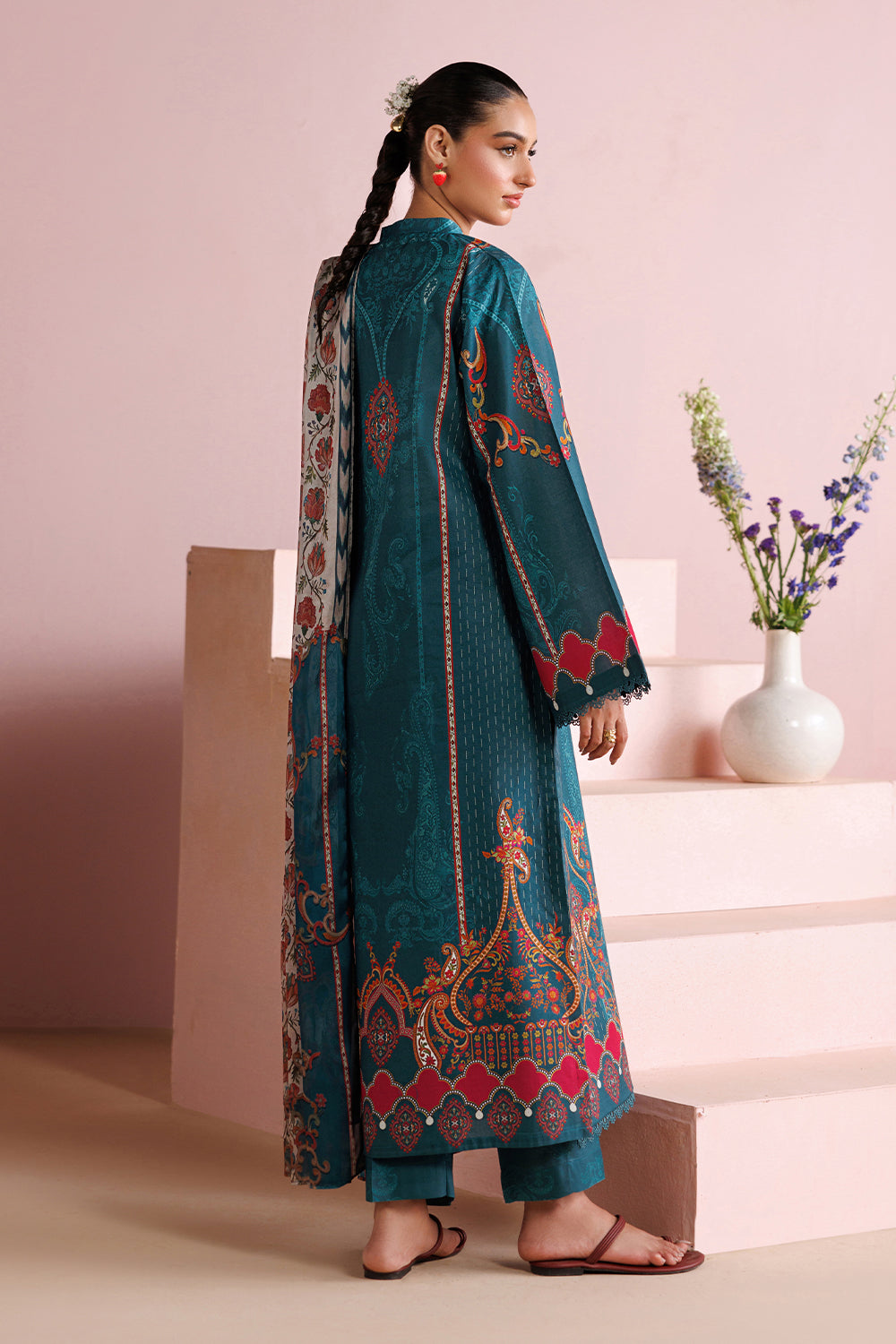 Printed Lawn  Stitched 3 pc