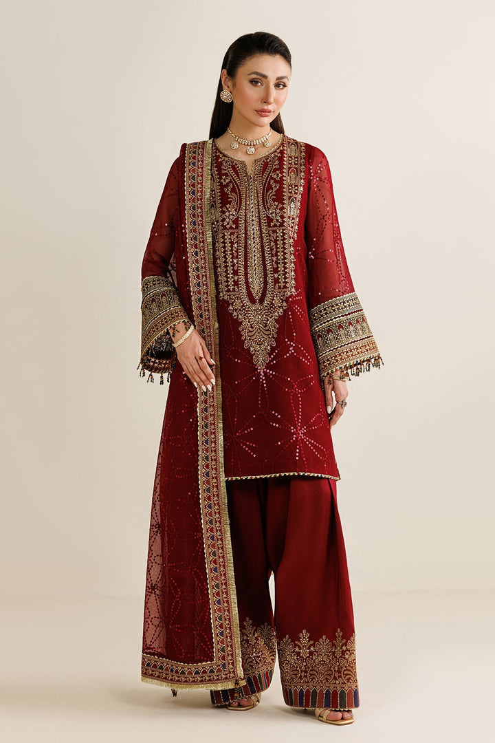 EMBROIDERED CHIFFON