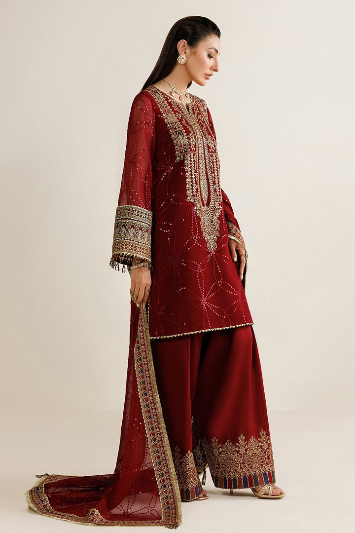 EMBROIDERED CHIFFON
