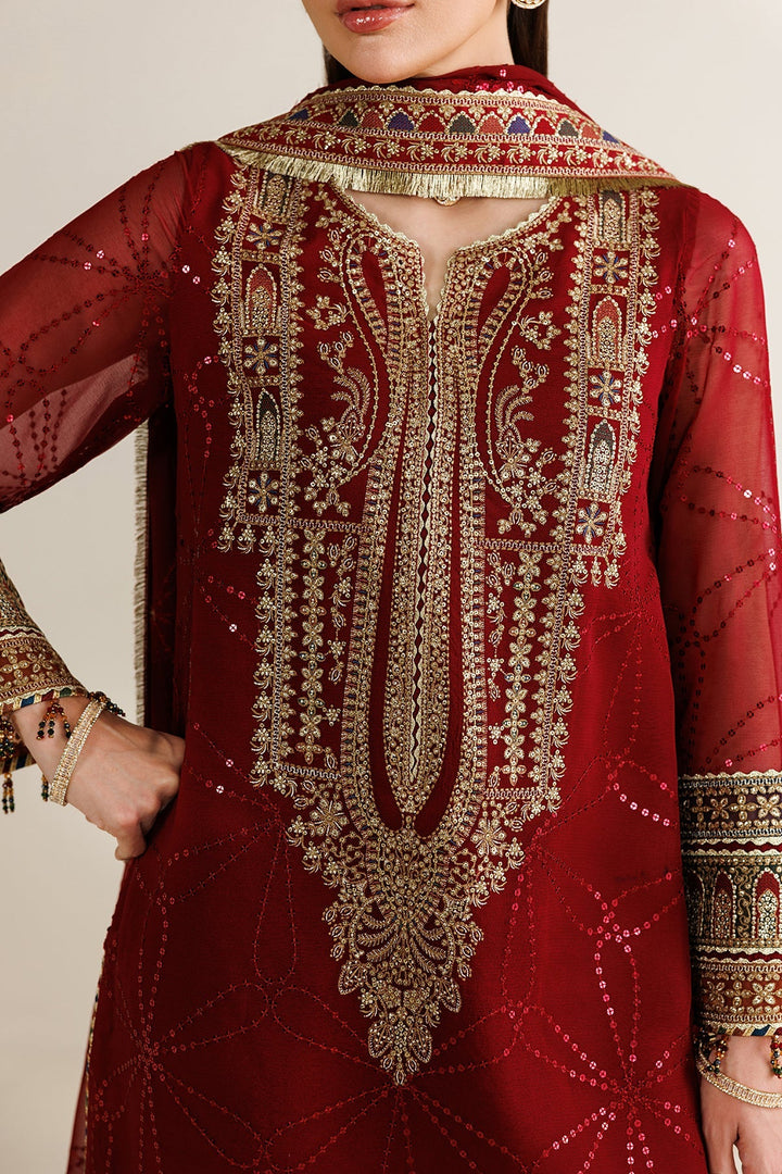 EMBROIDERED CHIFFON