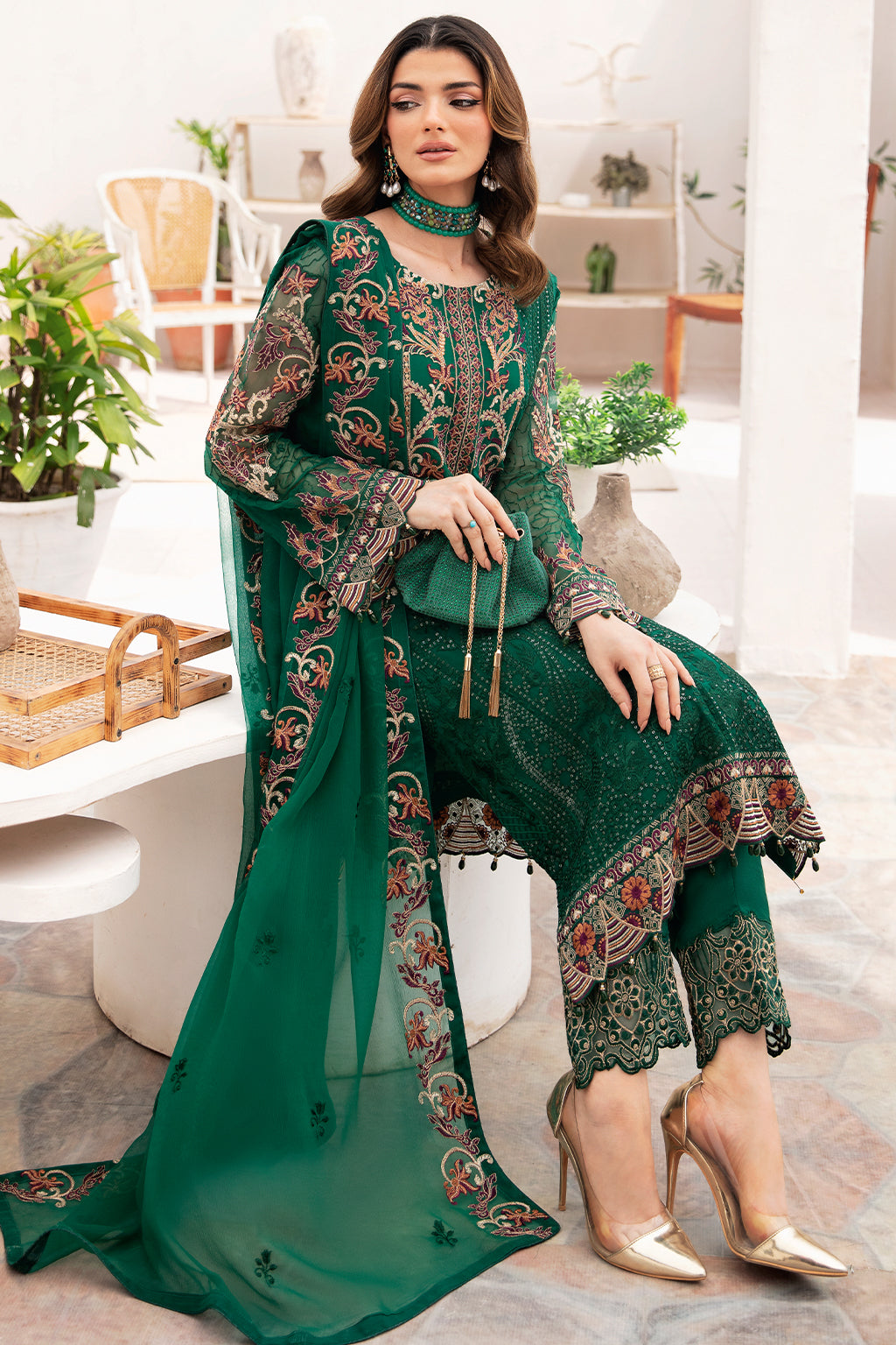 RAMSHA CHEVRON CHIFFON COLLECTION