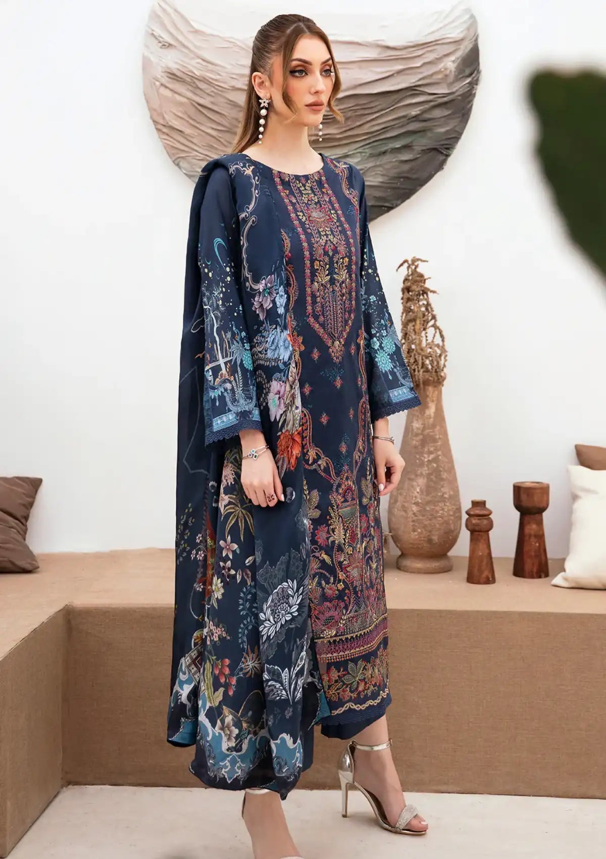 Ramsha || Ghazal Lawn Collection – G-207