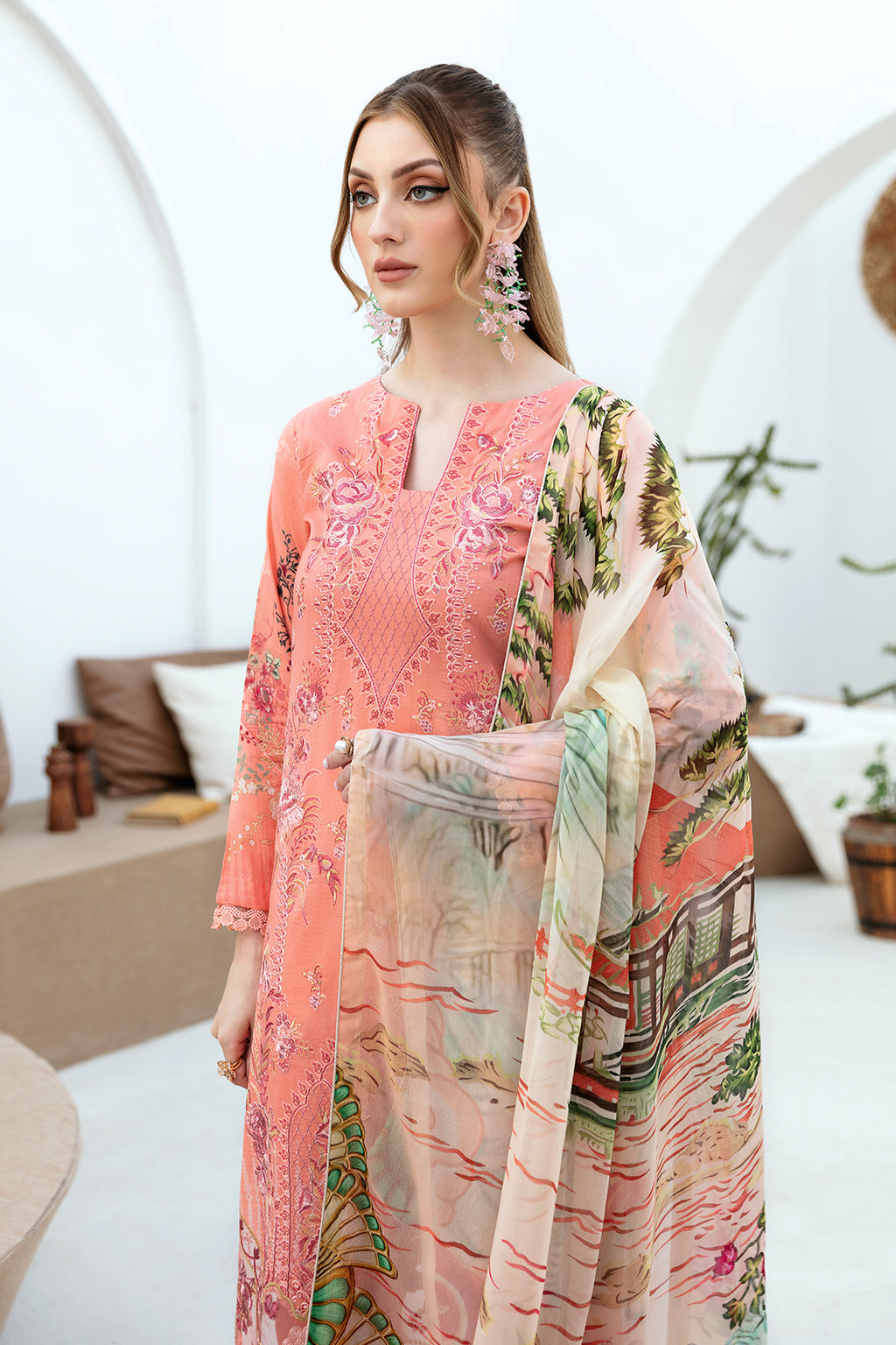 Ramsha || Ghazal Lawn Collection – G-211