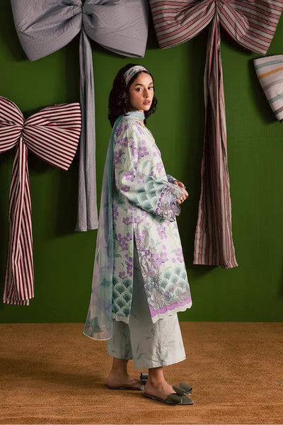 Embroidered lawn 3pc
