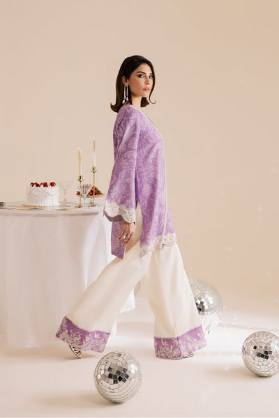 Lilac Silk Lawn 2-Pc Set