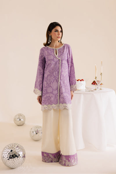 Lilac Silk Lawn 2-Pc Set