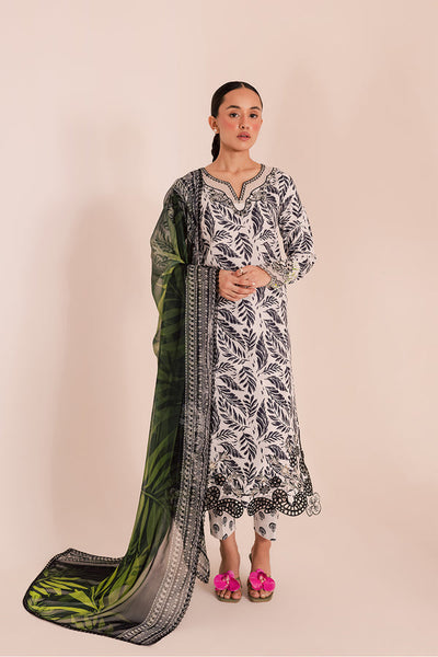 Embroidered lawn