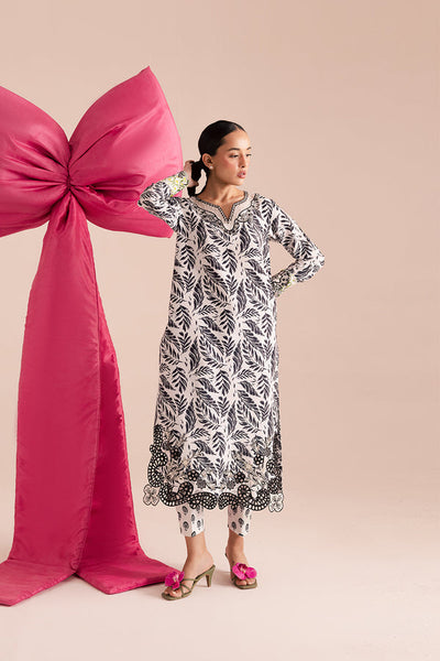 Embroidered lawn