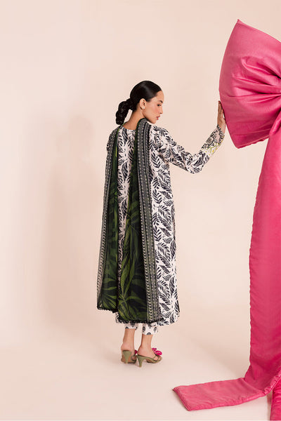 Embroidered lawn