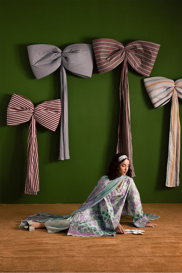 Embroidered lawn 3pc