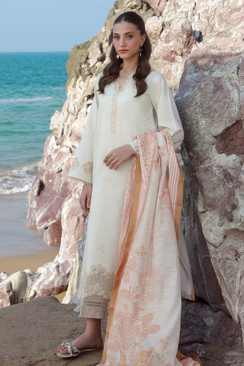 Afsanah Embroidered  Lawn