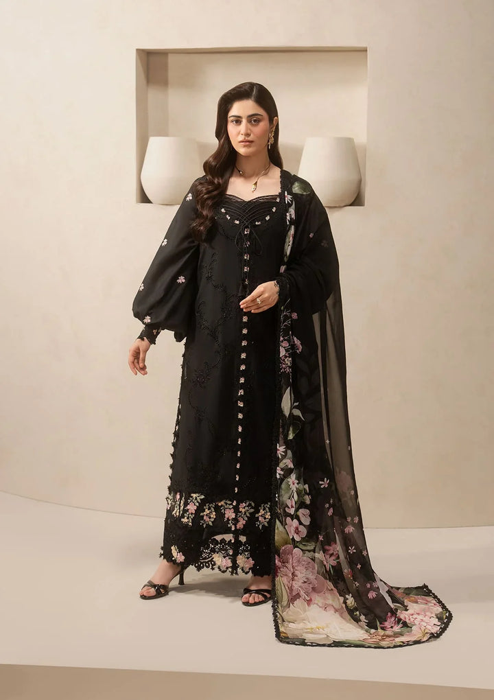 E-CRAFT - CHIKANKARI LAWN WITH CHIFFON DUPATTA &