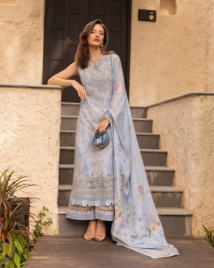 Zinnia Embroidered  Lawn