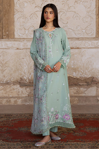 3PC EMBROIDERED LAWN SUIT