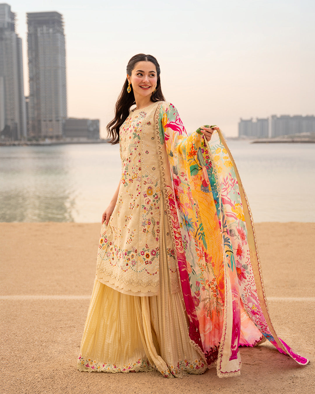 Aya Embroidered Lawn