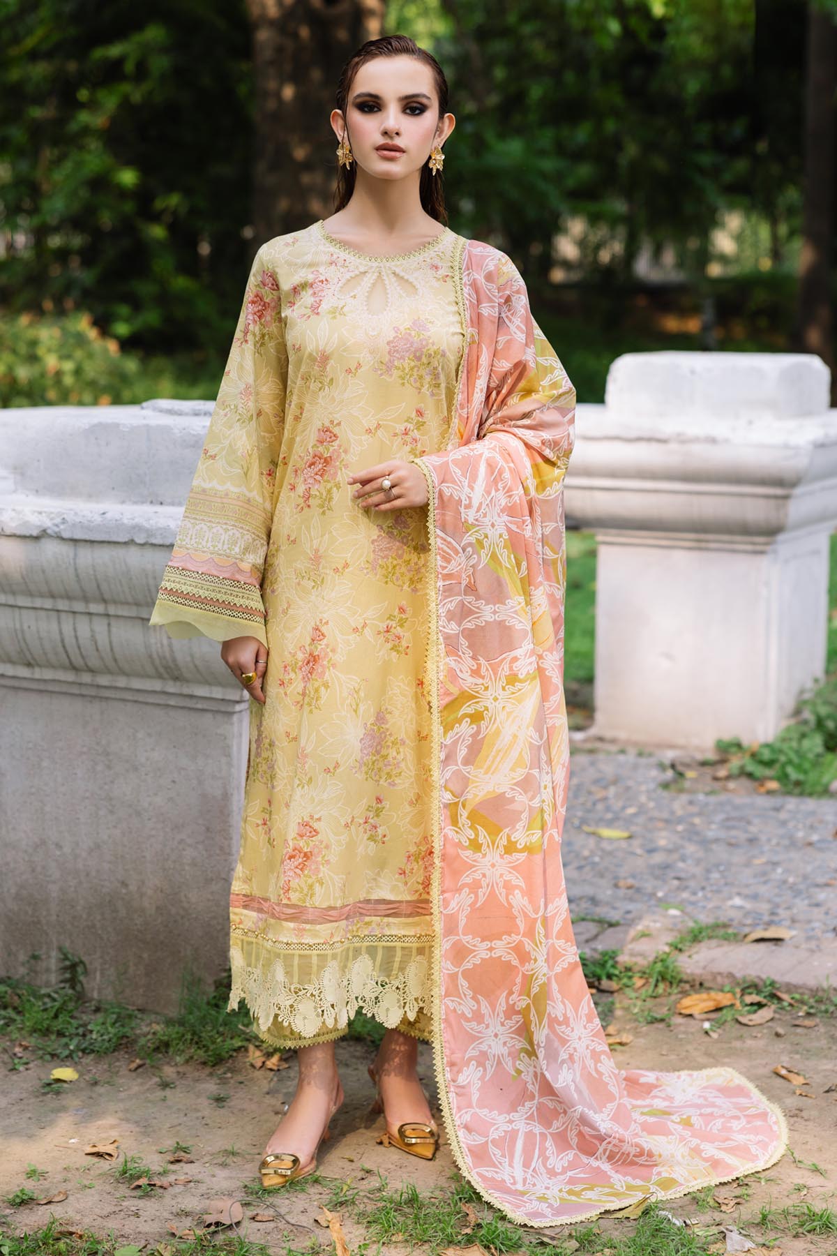 Daily Delights Unstitched Lawn