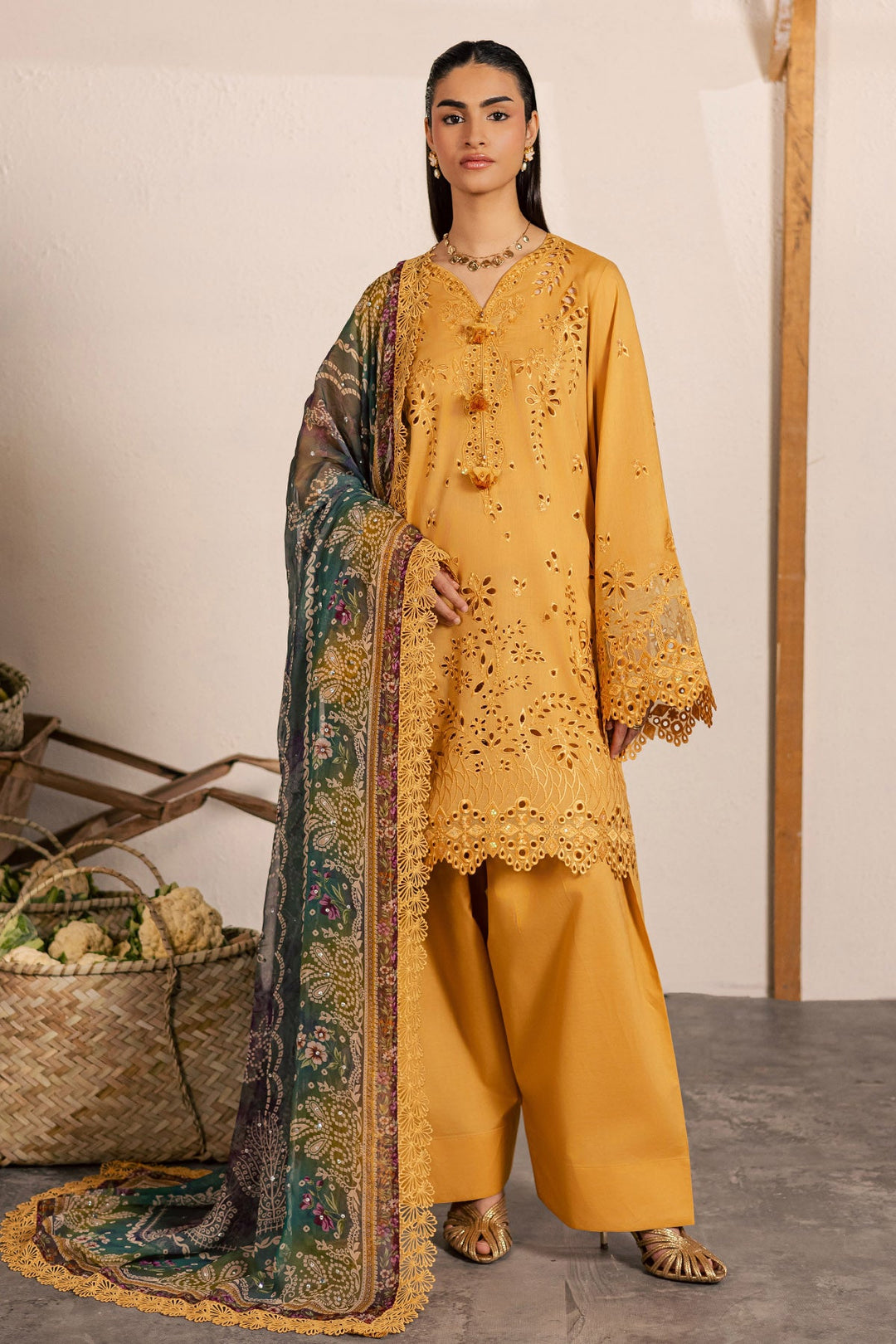 bazaar Unstitched CHIKANKARI LAWN