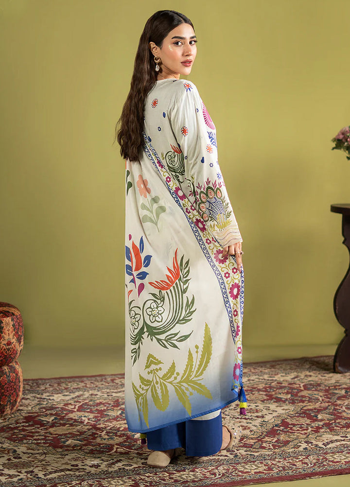 POPINN  Printed Unstitched 3 Piece Suit
