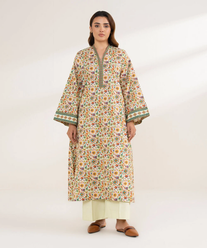 2 Piece Lawn suit