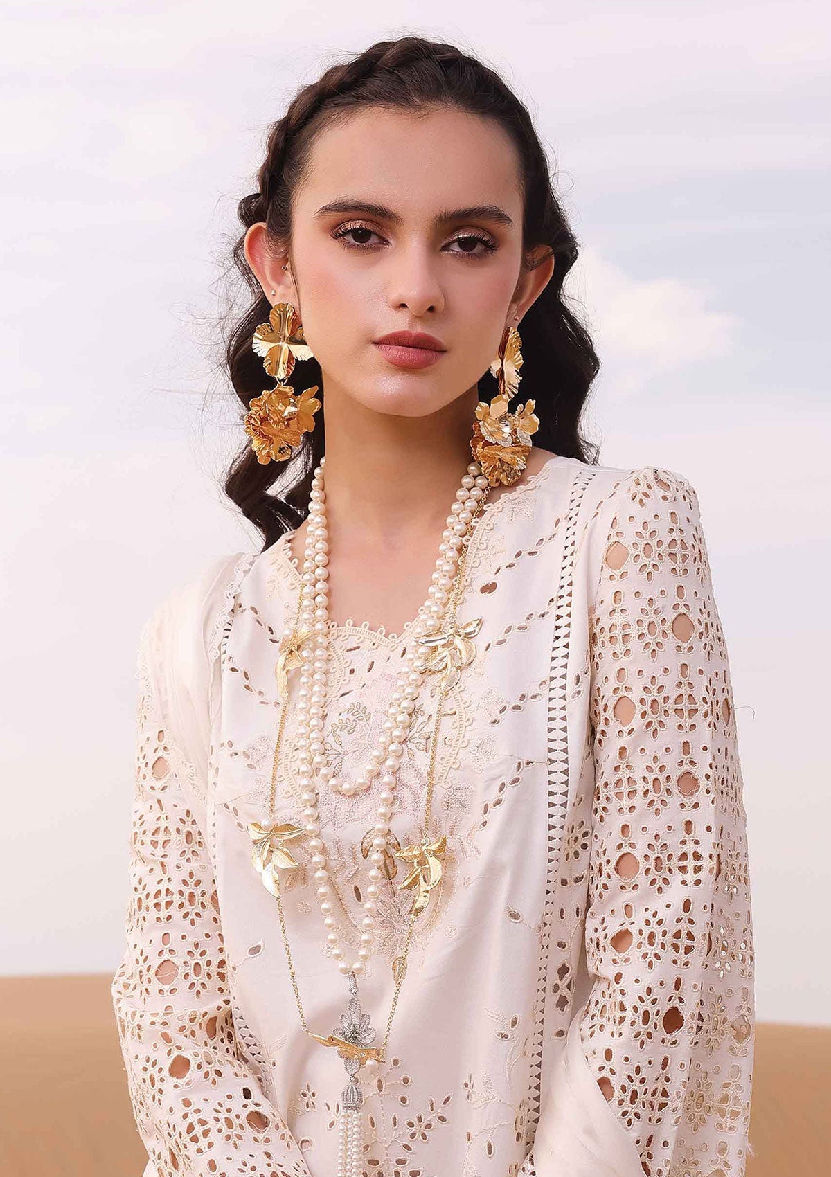 Qalamkar Chikankari 2024 | KM-02 SAOIRSE