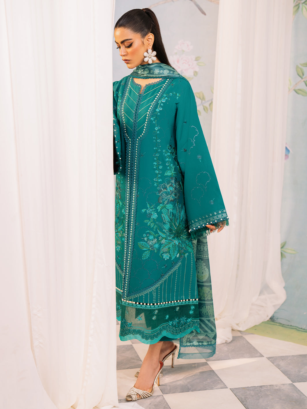 Binilyas-207 - A | 3 PC LAWN UNSTITCH