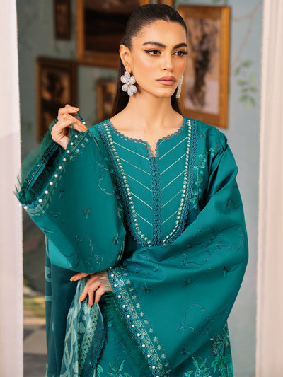 Binilyas-207 - A | 3 PC LAWN UNSTITCH