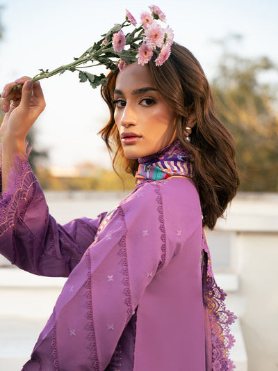 Hazel Printed Embroidered Lawn