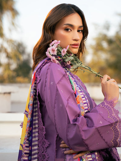Hazel Printed Embroidered Lawn