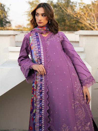 Hazel Printed Embroidered Lawn