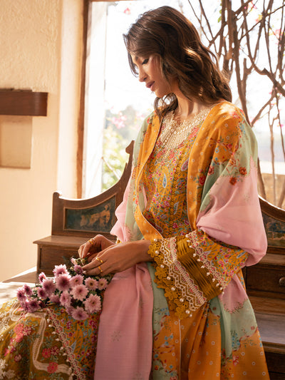 Hazel Printed Embroidered Lawn