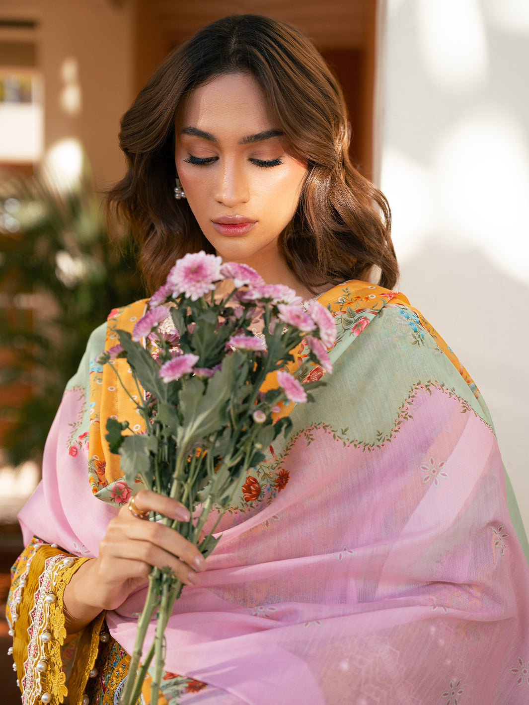Hazel Printed Embroidered Lawn