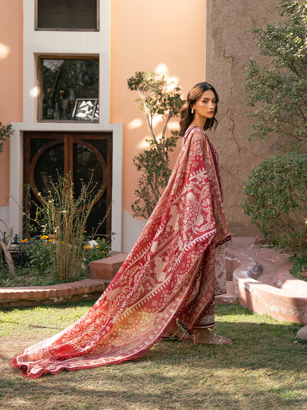 Hazel Printed Embroidered Lawn
