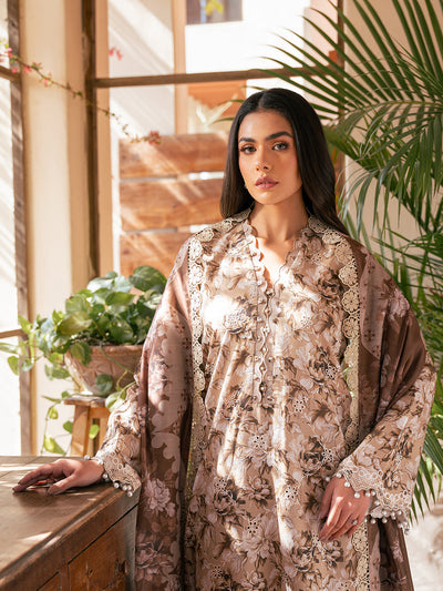 Hazel Printed Embroidered Lawn