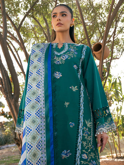 Hazel Printed Embroidered Lawn