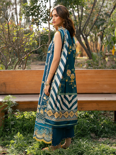 Hazel Printed Embroidered Lawn
