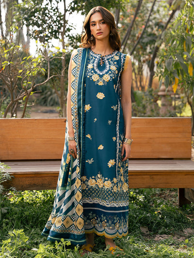 Hazel Printed Embroidered Lawn