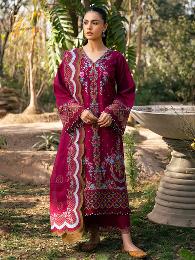 Hazel Printed Embroidered Lawn